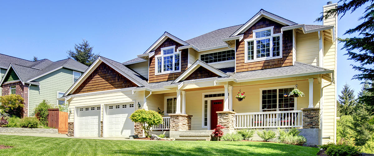 home with vinyl siding