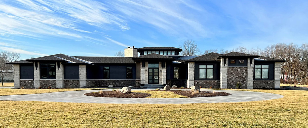 full view of the front of a home